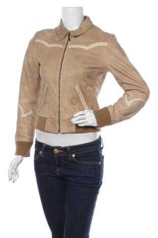Dámská kožená bunda  Pepe Jeans, Velikost M, Barva Béžová, Pravá kůže, Cena  723,00 Kč