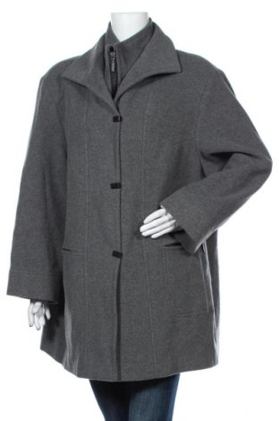 Дамско палто Clarina Collection, Размер XL, Цвят Сив, 80% вълна, 20% полиамид, Цена 48,82 лв.
