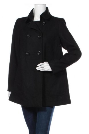 Дамско палто Promod, Размер M, Цвят Черен, Полиестер, Цена 40,95 лв.