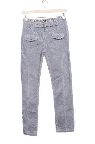 Pantaloni de catifea reiată, pentru copii, Mărime 14-15y/ 168-170 cm, Culoare Gri, 97% bumbac, 3% elastan, Preț 37,14 Lei