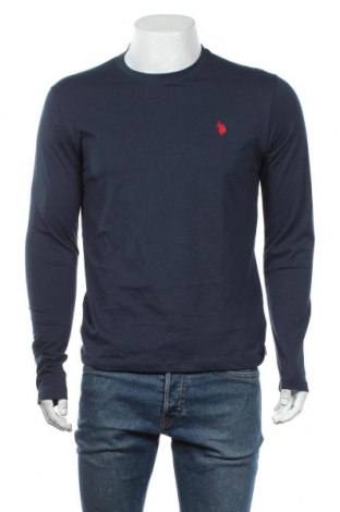 Мъжка блуза U.S. Polo Assn., Размер M, Цвят Син, Памук, Цена 90,30 лв.