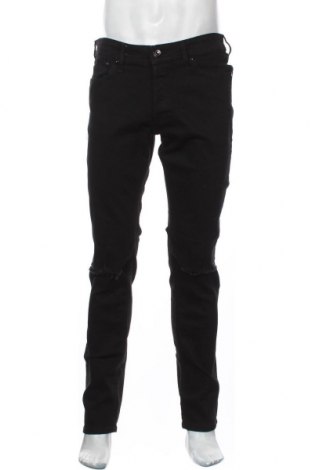 Męskie jeansy Jack & Jones, Rozmiar L, Kolor Czarny, 99% bawełna, 1% elastyna, Cena 247,50 zł