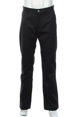 Мъжки панталон H&M, Размер L, Цвят Черен, 65% полиестер, 35% памук, Цена 23,00 лв.