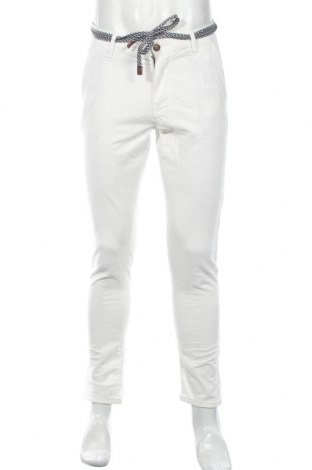 Męskie spodnie Indicode, Rozmiar S, Kolor Biały, 55% len, 45% bawełna, Cena 78,00 zł