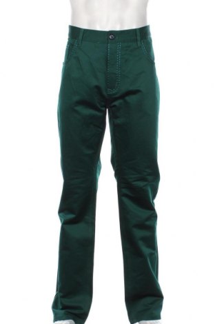 Męskie spodnie Stacy Adams, Rozmiar XL, Kolor Zielony, 97% bawełna, 3% elastyna, Cena 46,74 zł