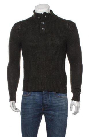Męski sweter, Rozmiar S, Kolor Zielony, 60% wełna, 30%akryl, 10% elastyna, 001140347253%, Cena 67,20 zł