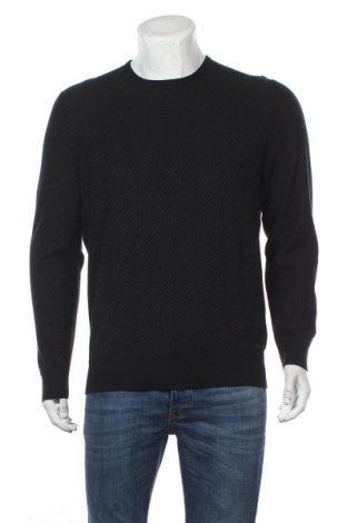 Мъжки пуловер BOSS, Размер XL, Цвят Черен, Памук, Цена 263,40 лв.