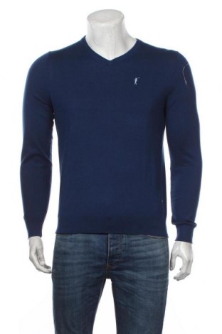 Мъжки пуловер Polo Club, Размер M, Цвят Син, Памук, Цена 161,40 лв.