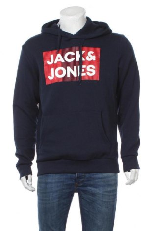 Pánská mikina  Jack & Jones, Velikost L, Barva Modrá, 70% bavlna, 30% polyester, Cena  1 000,00 Kč