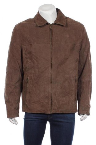 Pánska kožená bunda , Veľkosť L, Farba Hnedá, Pravá koža , Cena  28,92 €