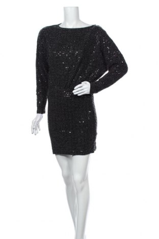 Φόρεμα H&M, Μέγεθος S, Χρώμα Μαύρο, 93% πολυαμίδη, 4% ελαστάνη, 3% μεταλλικά νήματα, Τιμή 17,66 €