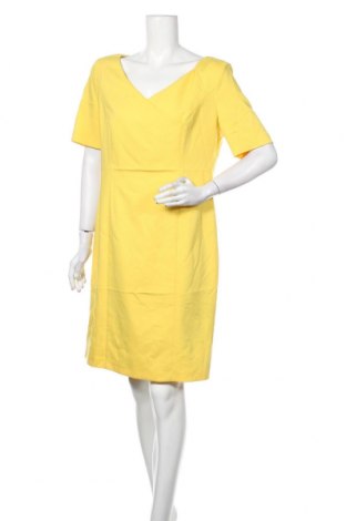 Šaty  S.Oliver Black Label, Velikost L, Barva Žlutá, 50% polyester, 46% viskóza, 4% elastan, Cena  1 365,00 Kč