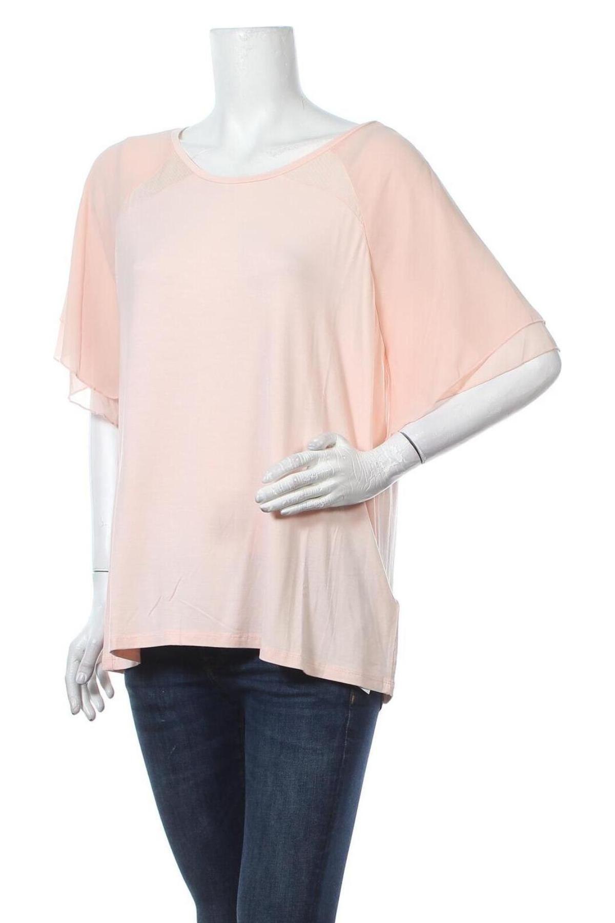 Γυναικεία μπλούζα Fiorella Rubino, Μέγεθος XS, Χρώμα Ρόζ , 97% βισκόζη, 3% ελαστάνη, Τιμή 30,72 €