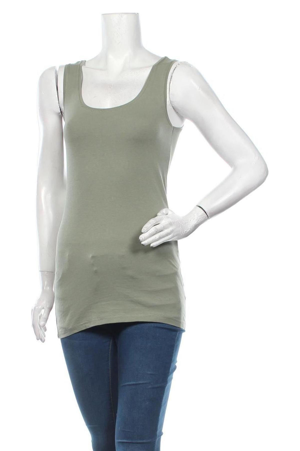 Γυναικείο αμάνικο μπλουζάκι Street One, Μέγεθος XS, Χρώμα Πράσινο, Τιμή 5,88 €