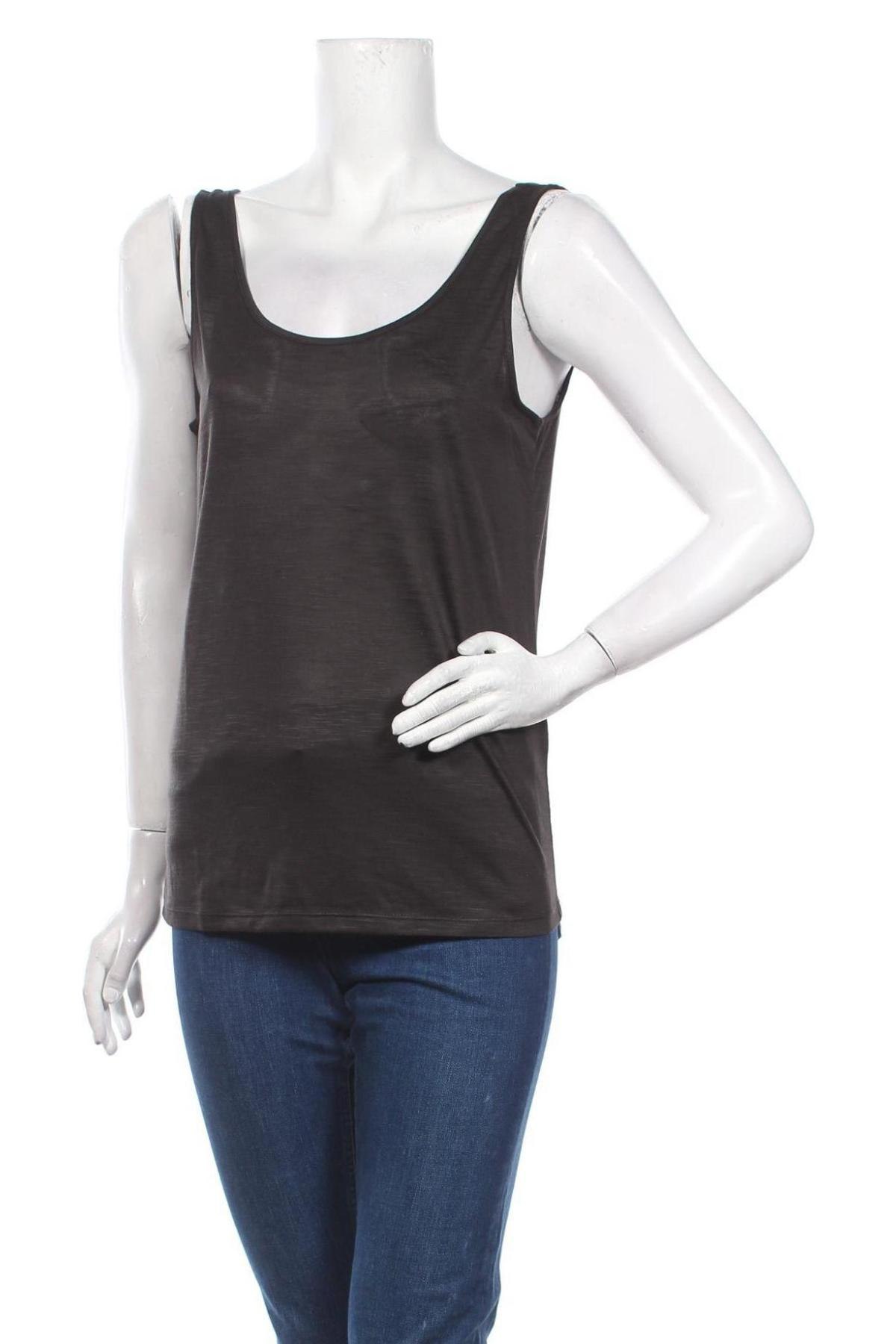 Γυναικείο αμάνικο μπλουζάκι Vila, Μέγεθος M, Χρώμα Μαύρο, 74% βισκόζη, 26% πολυεστέρας, Τιμή 6,10 €