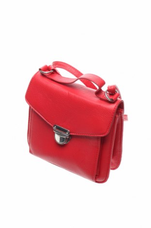 Дамска чанта H&M Divided, Цвят Червен, Цена 41,00 лв.