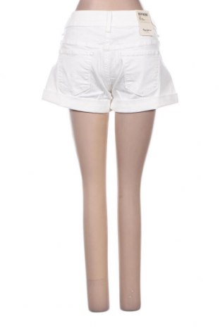 Дамски къс панталон Pepe Jeans, Размер S, Цвят Бял, Цена 25,40 лв.