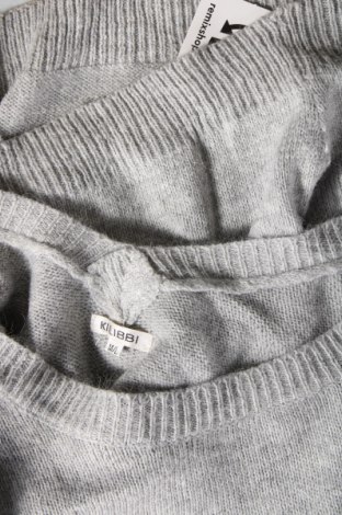 Дамски пуловер, Размер M, Цвят Сив, Цена 21,60 лв.