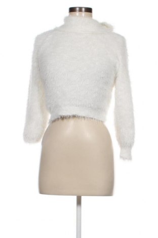 Дамски пуловер H&M Divided, Размер XS, Цвят Бял, Цена 21,60 лв.