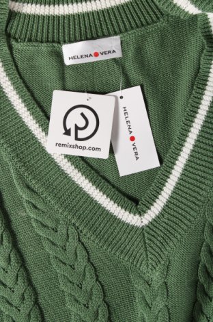 Дамски пуловер Helena Vera, Размер XL, Цвят Зелен, Цена 67,50 лв.