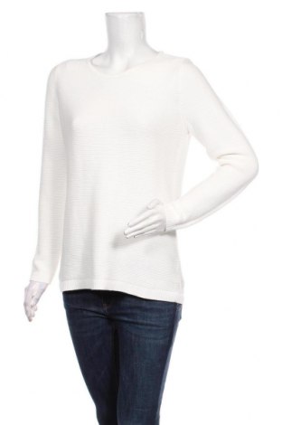 Дамски пуловер Montego, Размер L, Цвят Бял, Памук, Цена 47,25 лв.