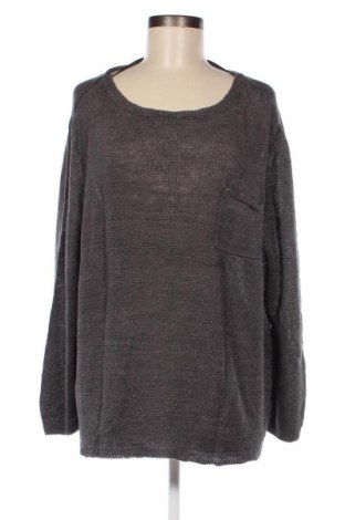 Дамски пуловер Oui, Размер XL, Цвят Сив, Лен, Цена 75,00 лв.