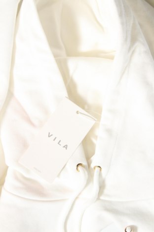 Γυναικείο φούτερ Vila, Μέγεθος L, Χρώμα Λευκό, 86% βαμβάκι, 14% πολυεστέρας, Τιμή 20,17 €