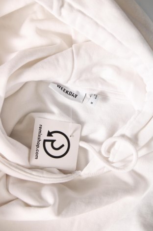 Γυναικείο φούτερ Weekday, Μέγεθος M, Χρώμα Λευκό, 80% βαμβάκι, 20% πολυεστέρας, Τιμή 18,58 €
