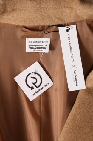 Γυναικείο παλτό Ann-Kathrin Gotze x P&C, Μέγεθος L, Χρώμα Καφέ, Τιμή 81,80 €