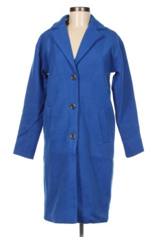 Дамско палто Pieces, Размер S, Цвят Син, Цена 189,00 лв.