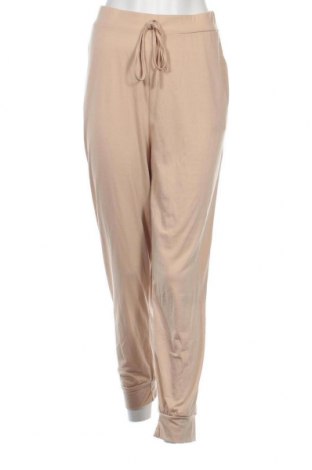 Γυναικείο αθλητικό παντελόνι SHEIN, Μέγεθος XL, Χρώμα  Μπέζ, 95% πολυεστέρας, 5% ελαστάνη, Τιμή 11,75 €