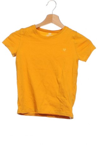 Детска тениска H&M, Размер 6-7y/ 122-128 см, Цвят Жълт, Цена 16,10 лв.