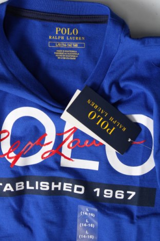 Tricou pentru copii Polo By Ralph Lauren, Mărime 14-15y/ 168-170 cm, Culoare Albastru, Preț 234,21 Lei