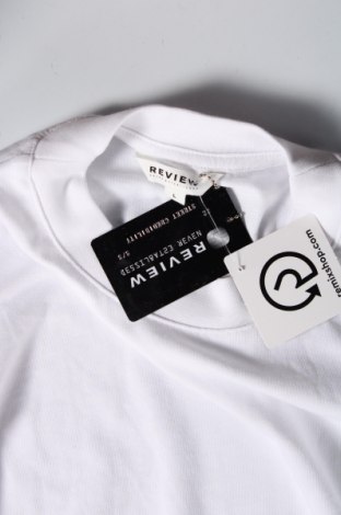 Ανδρική μπλούζα Review, Μέγεθος L, Χρώμα Λευκό, Τιμή 8,91 €