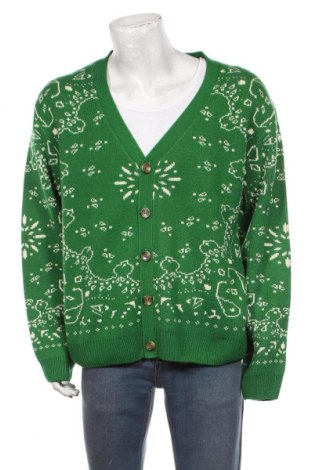 Jachetă tricotată de bărbați Review, Mărime XL, Culoare Verde, Preț 22,20 Lei