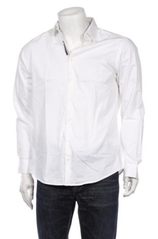 Ανδρικό πουκάμισο Jake*s, Μέγεθος M, Χρώμα Λευκό, 100% βαμβάκι, Τιμή 18,80 €