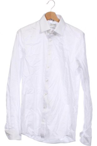 Мъжка риза Olymp, Размер S, Цвят Бял, 97% памук, 3% еластан, Цена 57,15 лв.