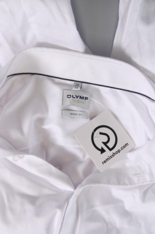 Ανδρικό πουκάμισο Olymp, Μέγεθος S, Χρώμα Λευκό, Τιμή 65,46 €