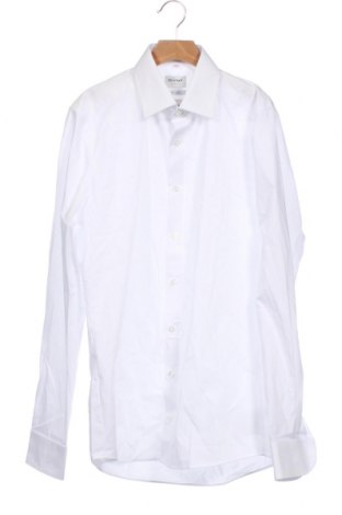 Мъжка риза Olymp, Размер S, Цвят Бял, 97% памук, 3% еластан, Цена 57,15 лв.