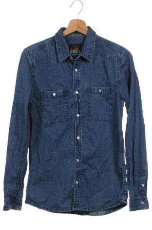 Ανδρικό πουκάμισο Outfitters Nation, Μέγεθος S, Χρώμα Μπλέ, Τιμή 8,66 €