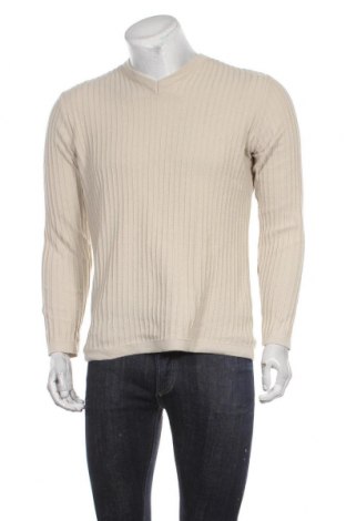 Мъжки пуловер Matinique, Размер M, Цвят Бежов, 55% памук, 45% акрил, Цена 37,50 лв.