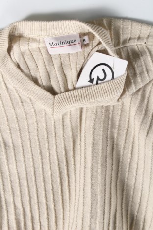 Мъжки пуловер Matinique, Размер M, Цвят Бежов, Цена 52,50 лв.