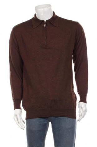 Мъжки пуловер Roy Robson, Размер M, Цвят Кафяв, Цена 17,25 лв.