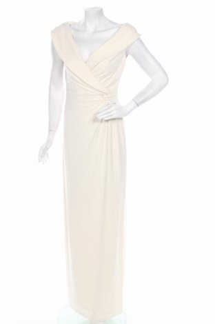 Šaty  Ralph Lauren, Velikost M, Barva Béžová, 95% polyester, 5% elastan, Cena  3 841,00 Kč