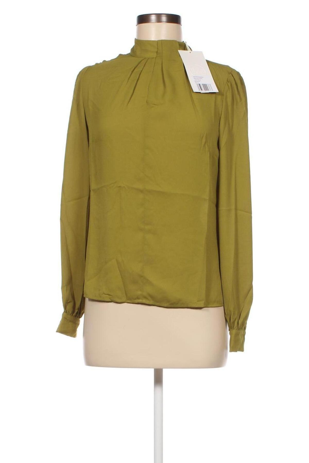 Дамска блуза Guido Maria Kretschmer for About You, Размер XS, Цвят Зелен, Цена 19,20 лв.