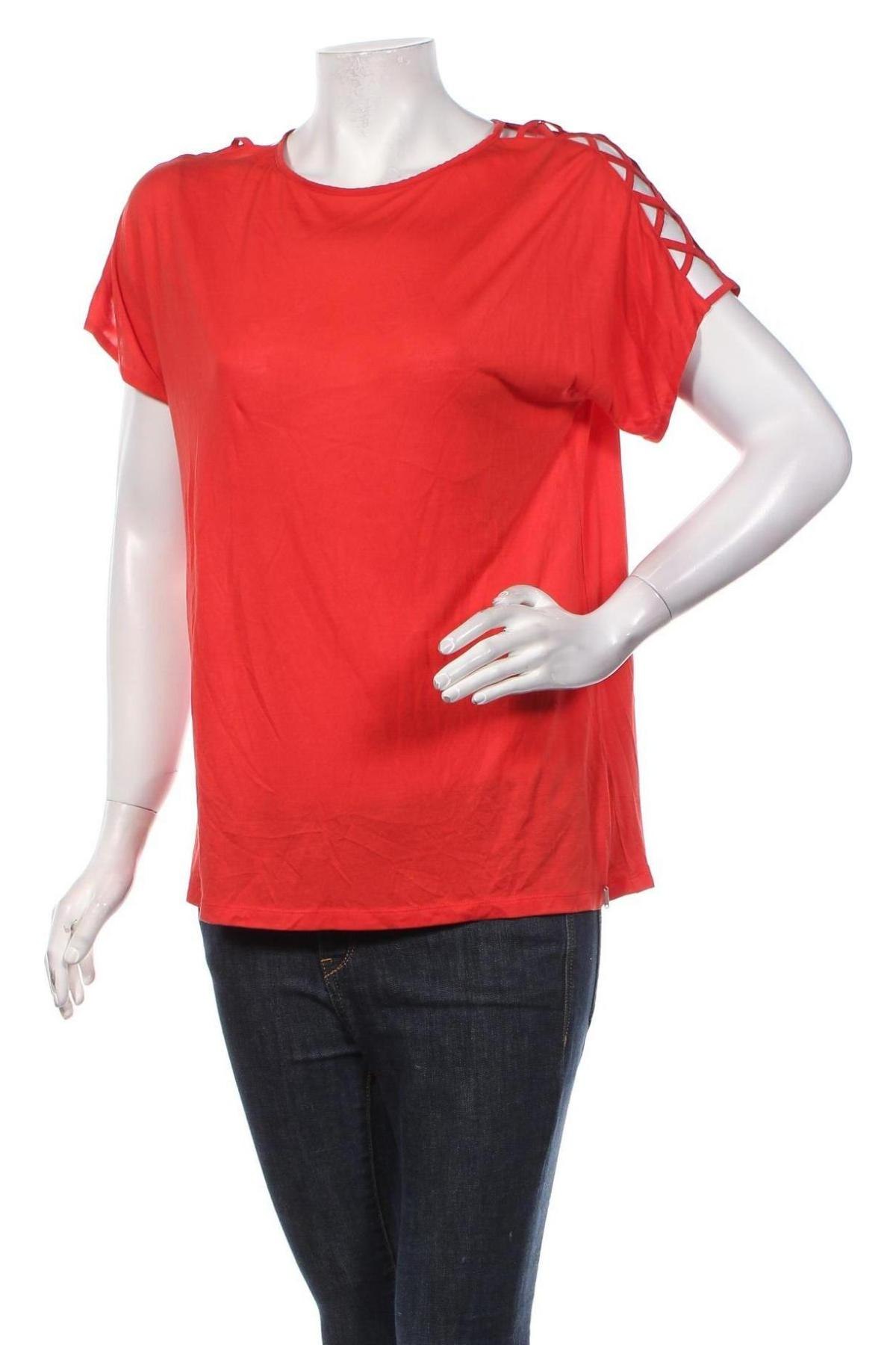 Дамска блуза Pepe Jeans, Размер S, Цвят Червен, Цена 25,40 лв.