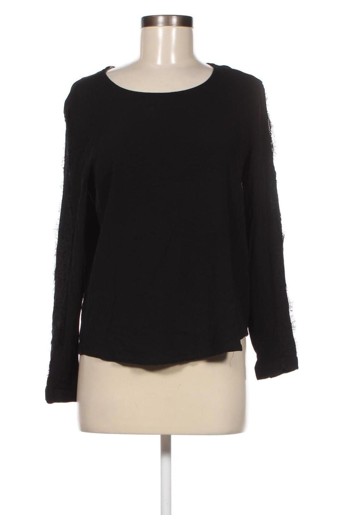 Γυναικεία μπλούζα mbyM, Μέγεθος L, Χρώμα Μαύρο, Βισκόζη, Τιμή 14,75 €