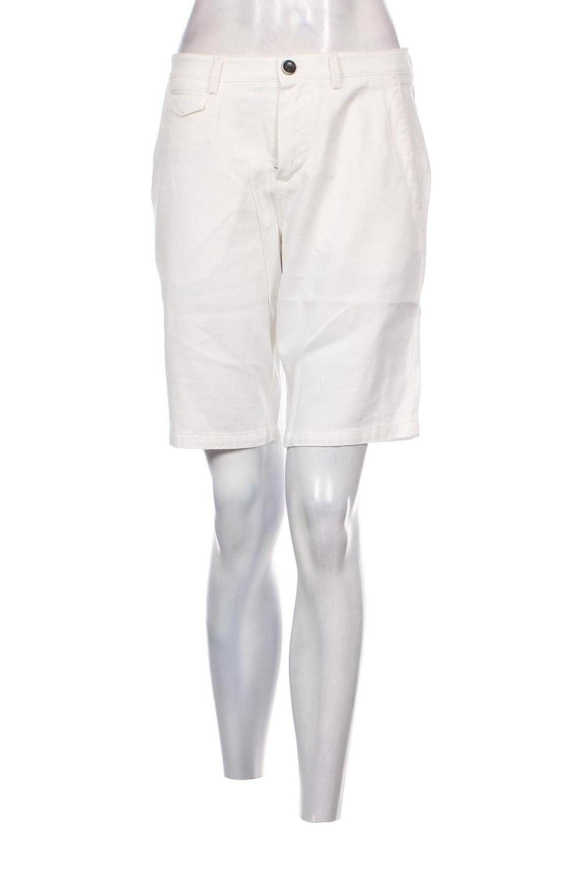 Дамски къс панталон Sisley, Размер M, Цвят Бял, Цена 19,20 лв.