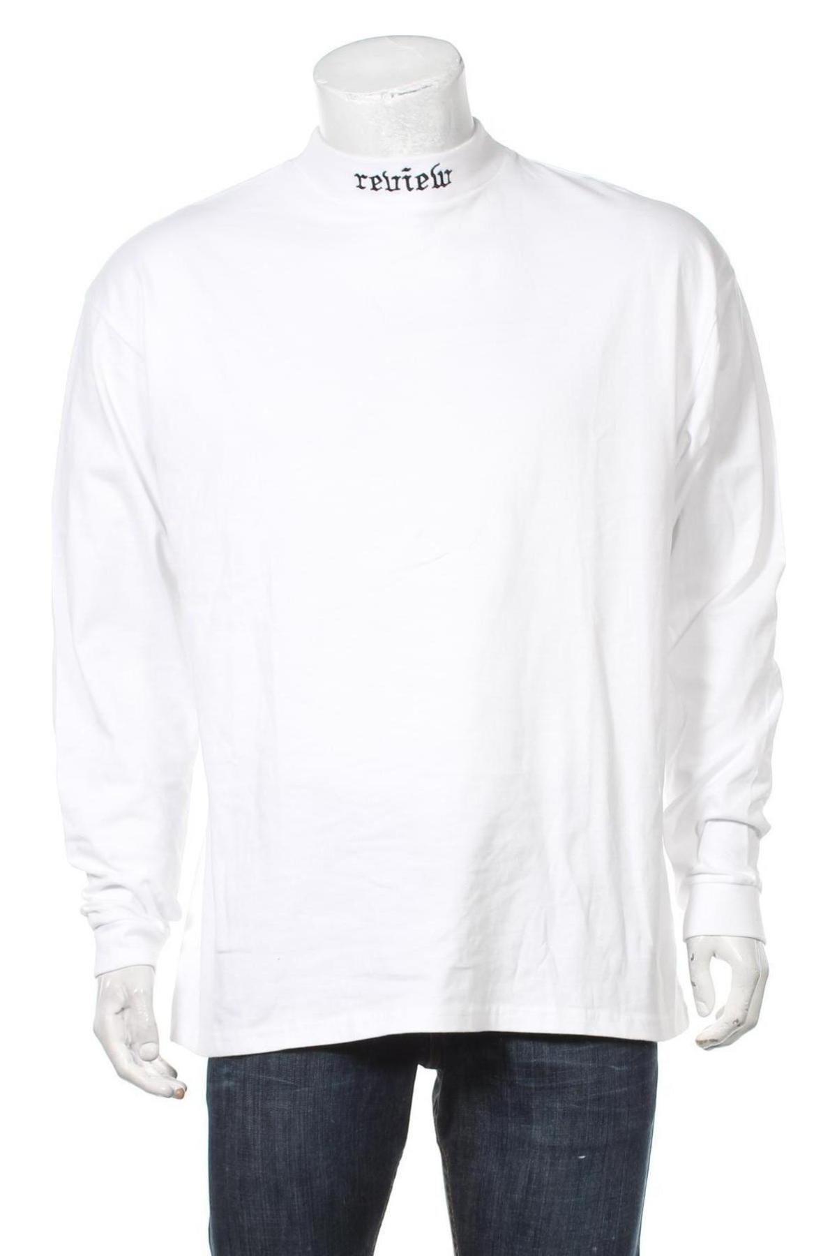 Мъжка блуза Review, Размер M, Цвят Бял, Цена 24,00 лв.