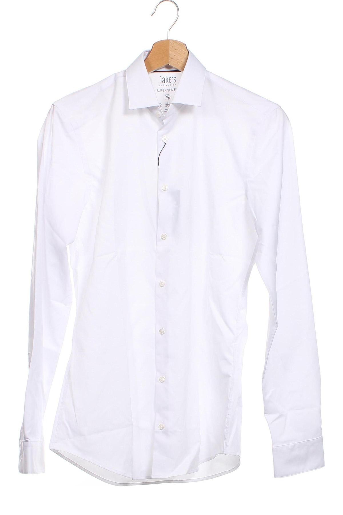 Мъжка риза Jake*s, Размер XS, Цвят Бял, Цена 96,00 лв.